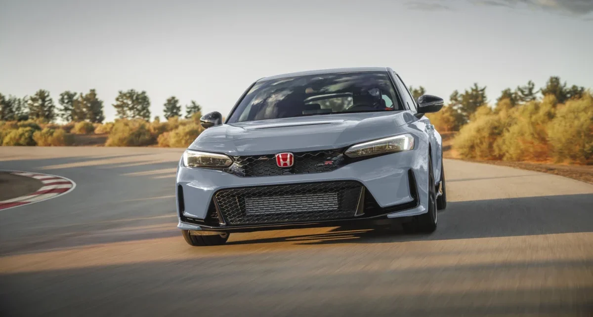 Honda Civic Type R xám
