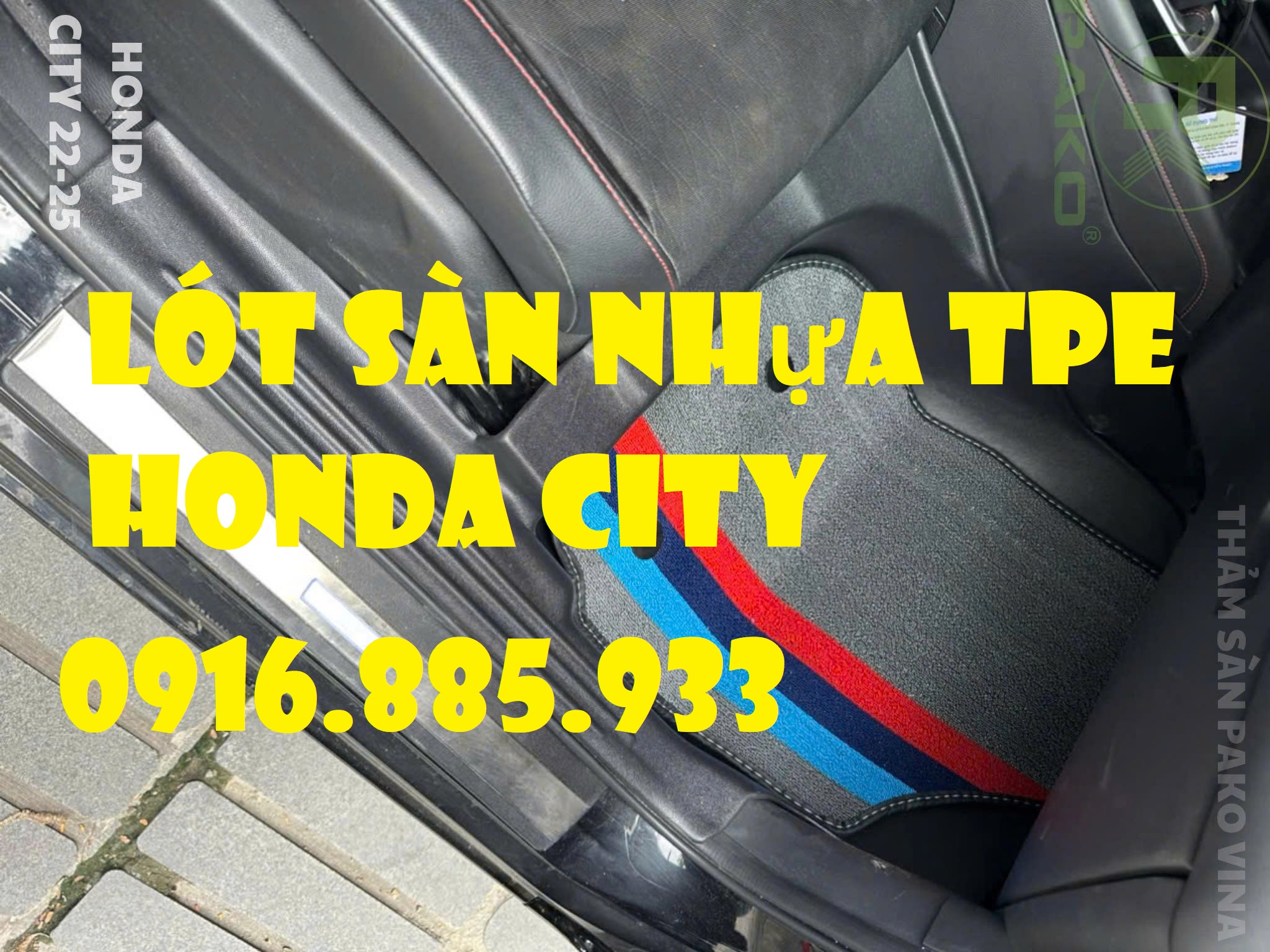 lót sàn nhựa TPE Honda City